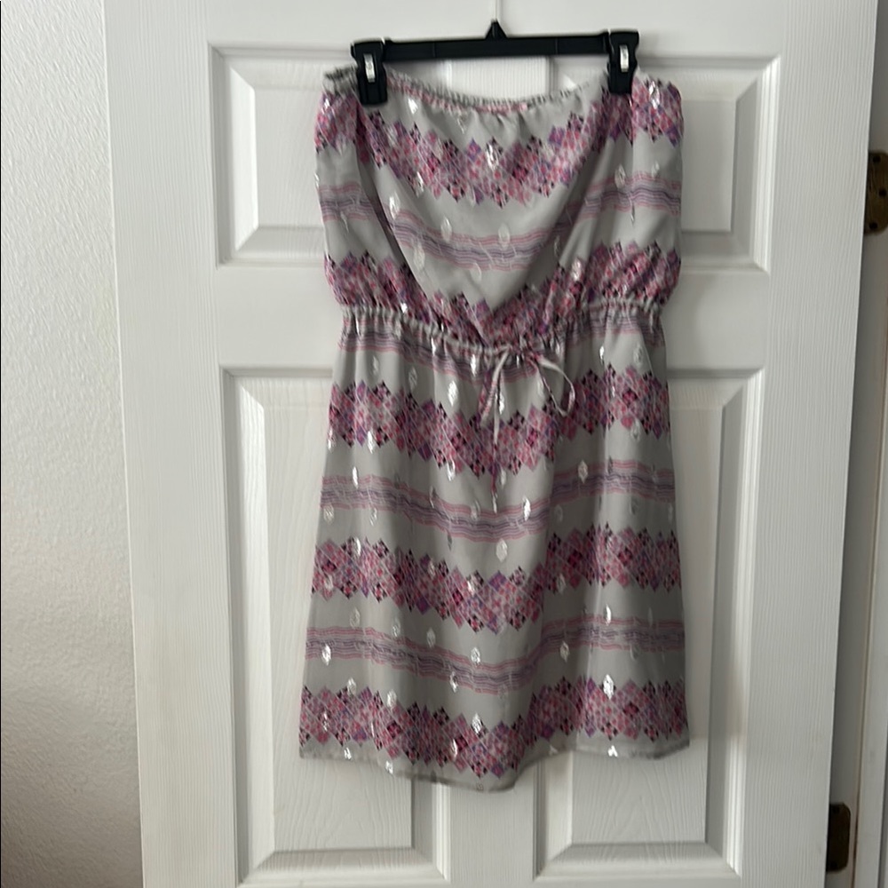 Calypso St. Barth Gray and Pink Dress